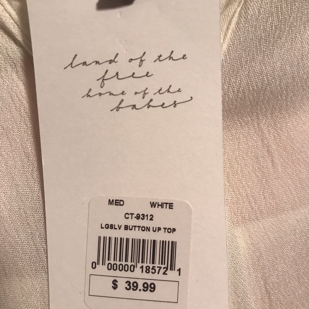 American Threads tie front button down - Picture 3 of 4